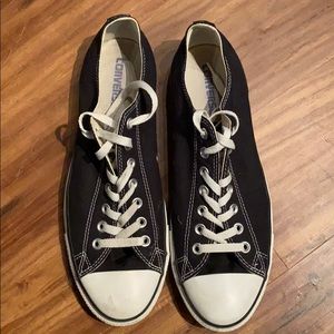 Low Top Black Converse - Men’s size 10